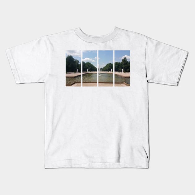 Bruchsal Palace (Schloss Bruchsal), also called the Damiansburg, is a Baroque palace complex located in the Baden-Wurttemberg. A fine Roccoco decoration. Germany Kids T-Shirt by fabbroni-art